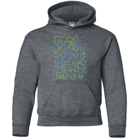 Sweatshirts Dark Heather / YS SIMPSONS Youth Hoodie