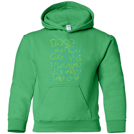 Sweatshirts Irish Green / YS SIMPSONS Youth Hoodie