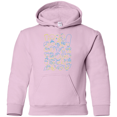 Sweatshirts Light Pink / YS SIMPSONS Youth Hoodie
