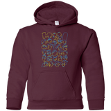 Sweatshirts Maroon / YS SIMPSONS Youth Hoodie