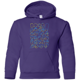 Sweatshirts Purple / YS SIMPSONS Youth Hoodie