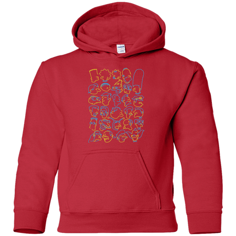 Sweatshirts Red / YS SIMPSONS Youth Hoodie