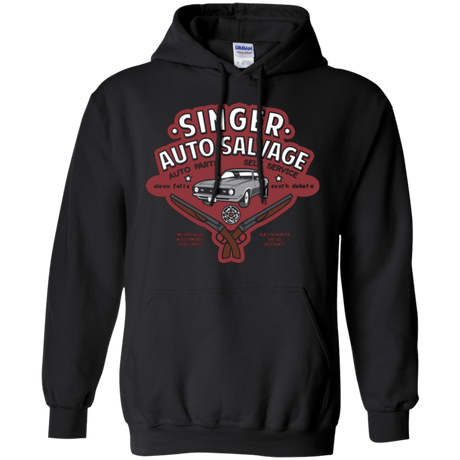 Sweatshirts Black / Small Singer Auto Salvage Pullover Hoodie