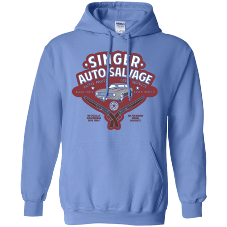 Sweatshirts Carolina Blue / Small Singer Auto Salvage Pullover Hoodie