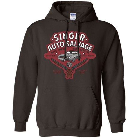 Sweatshirts Dark Chocolate / Small Singer Auto Salvage Pullover Hoodie