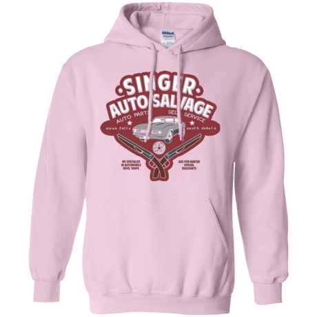 Sweatshirts Light Pink / Small Singer Auto Salvage Pullover Hoodie