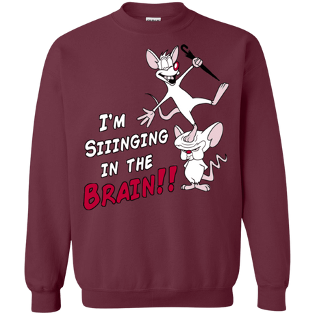 Sweatshirts Maroon / S Singing In The Brain Crewneck Sweatshirt