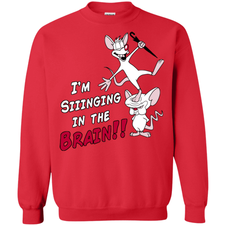 Sweatshirts Red / S Singing In The Brain Crewneck Sweatshirt