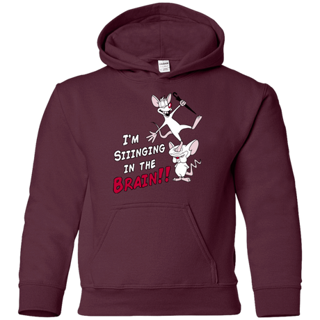 Sweatshirts Maroon / YS Singing In The Brain Youth Hoodie