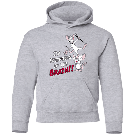 Sweatshirts Sport Grey / YS Singing In The Brain Youth Hoodie