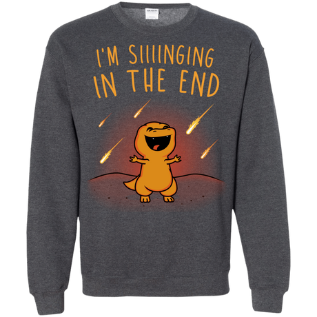 Sweatshirts Dark Heather / S Singing in the End Crewneck Sweatshirt