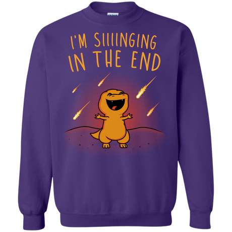 Sweatshirts Purple / S Singing in the End Crewneck Sweatshirt