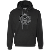 Sweatshirts Black / S Sins Shield Premium Fleece Hoodie