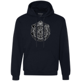 Sweatshirts Navy / S Sins Shield Premium Fleece Hoodie