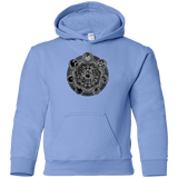 Sweatshirts Carolina Blue / YS Sins Shield Youth Hoodie