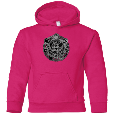 Sweatshirts Heliconia / YS Sins Shield Youth Hoodie