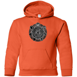 Sweatshirts Orange / YS Sins Shield Youth Hoodie