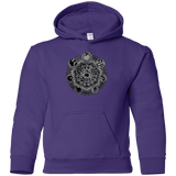Sweatshirts Purple / YS Sins Shield Youth Hoodie