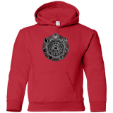 Sweatshirts Red / YS Sins Shield Youth Hoodie