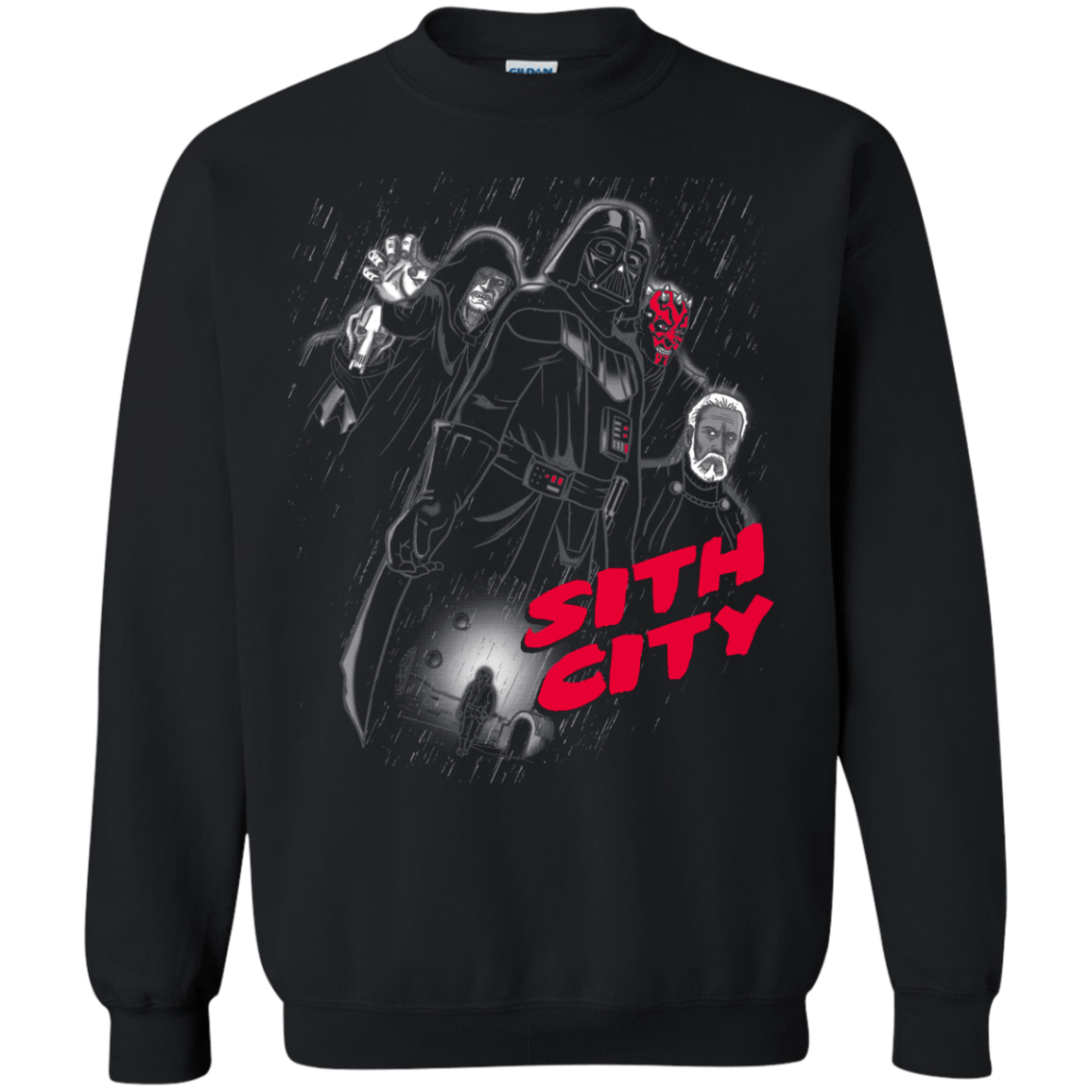 Sweatshirts Black / Small Sith city Crewneck Sweatshirt