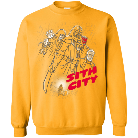 Sweatshirts Gold / Small Sith city Crewneck Sweatshirt