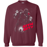 Sweatshirts Maroon / Small Sith city Crewneck Sweatshirt
