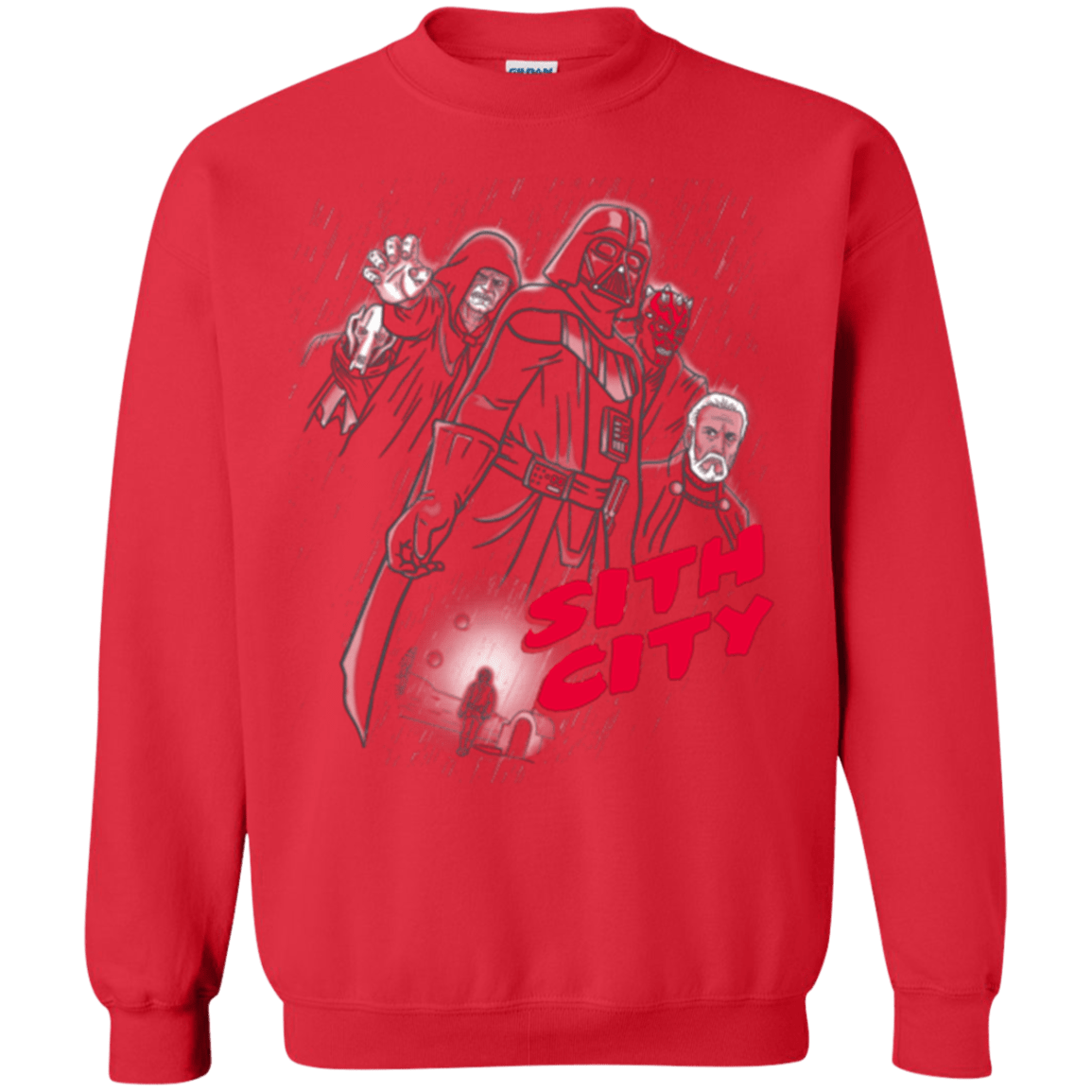 Sweatshirts Red / Small Sith city Crewneck Sweatshirt