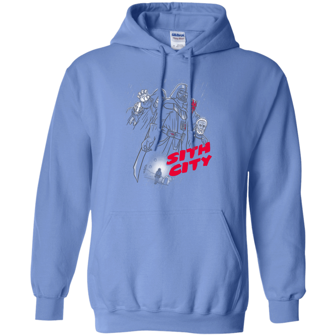 Sweatshirts Carolina Blue / Small Sith city Pullover Hoodie