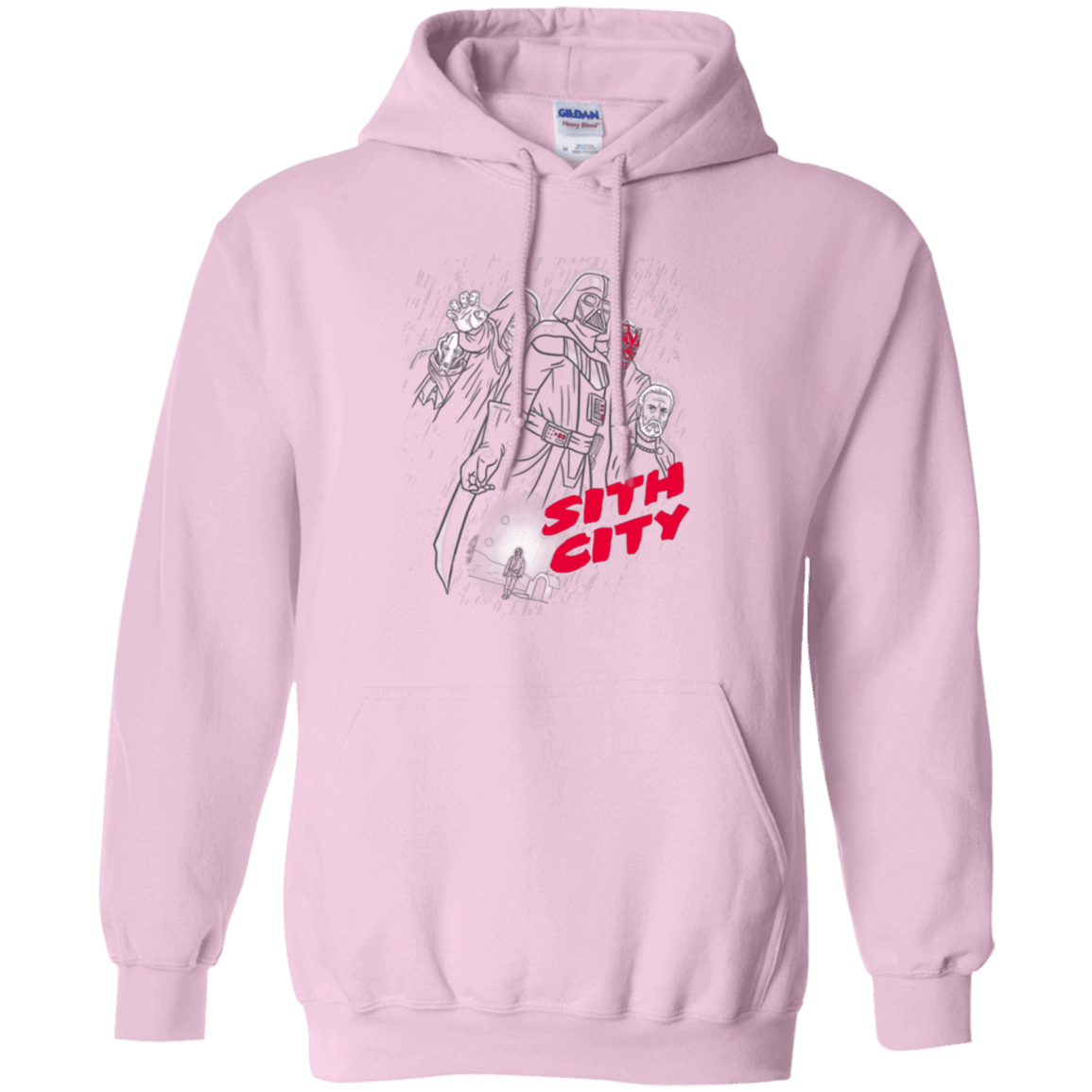 Sweatshirts Light Pink / Small Sith city Pullover Hoodie
