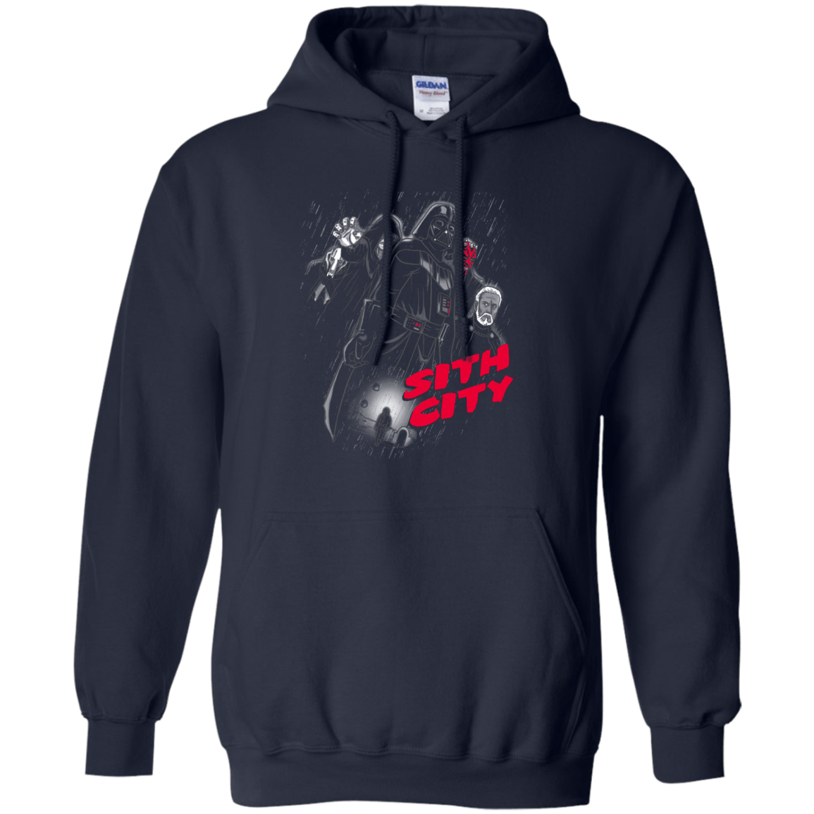 Sweatshirts Navy / Small Sith city Pullover Hoodie