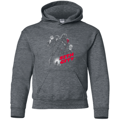 Sweatshirts Dark Heather / YS Sith city Youth Hoodie