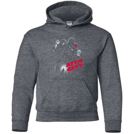 Sweatshirts Dark Heather / YS Sith city Youth Hoodie