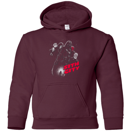 Sweatshirts Maroon / YS Sith city Youth Hoodie