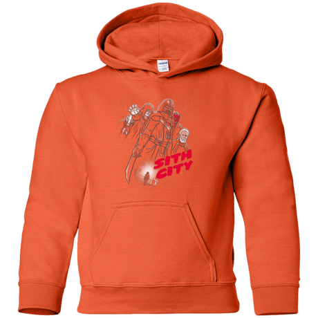 Sweatshirts Orange / YS Sith city Youth Hoodie