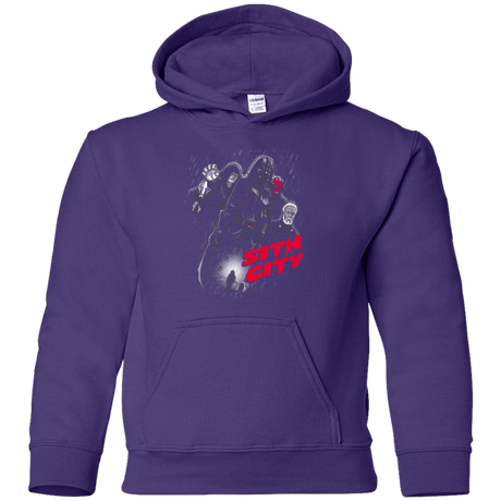 Sweatshirts Purple / YS Sith city Youth Hoodie