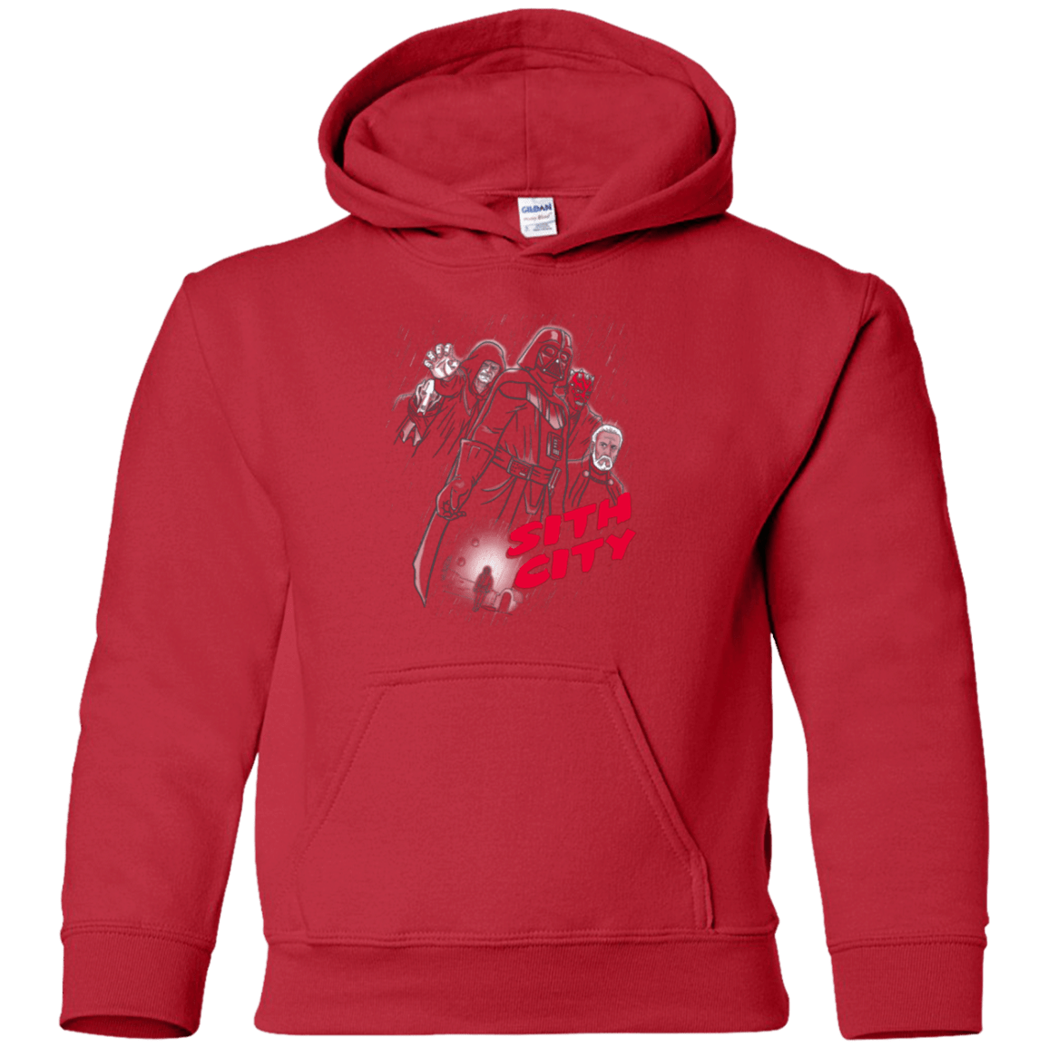 Sweatshirts Red / YS Sith city Youth Hoodie