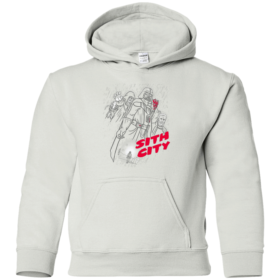 Sweatshirts White / YS Sith city Youth Hoodie