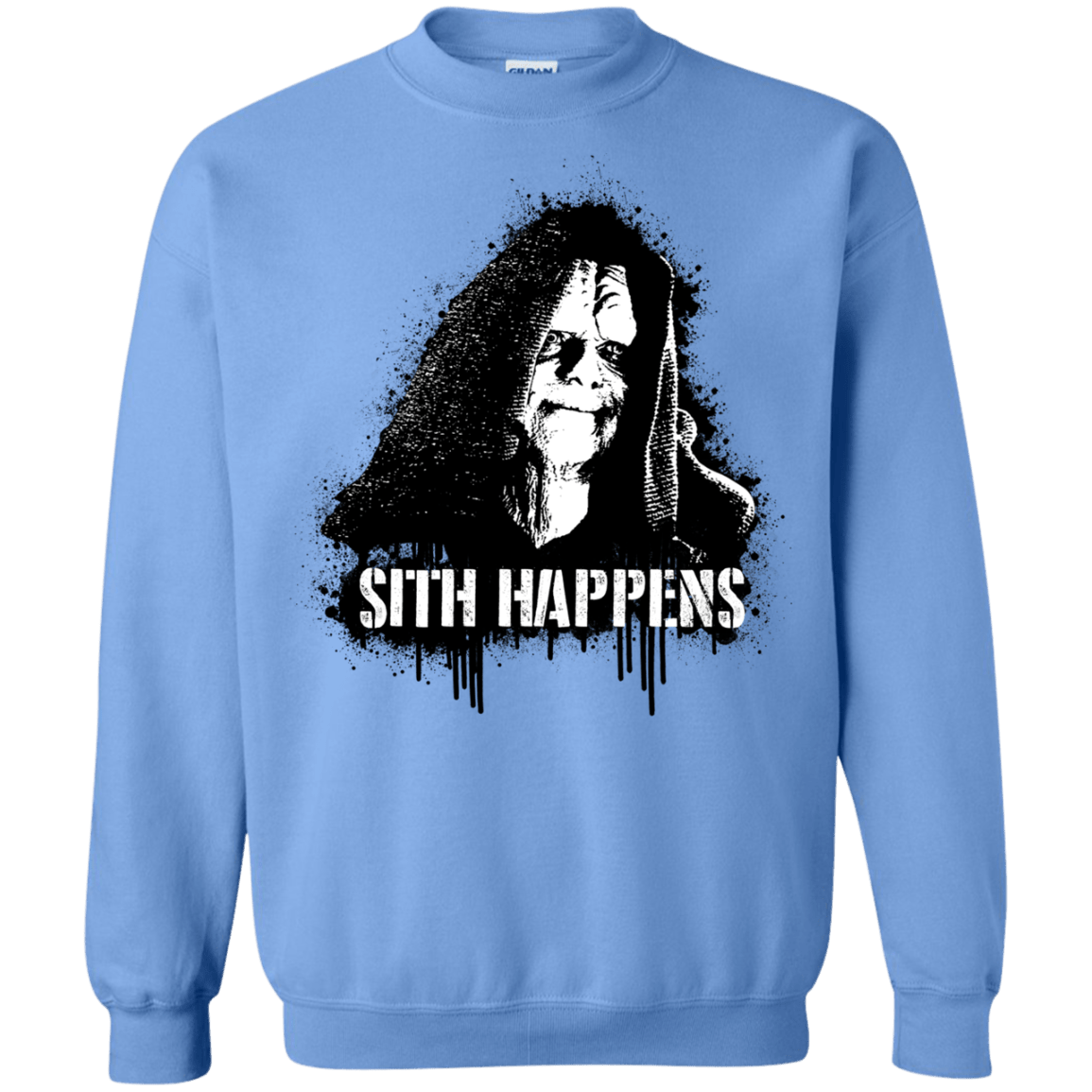 Sweatshirts Carolina Blue / S Sith Happens Crewneck Sweatshirt