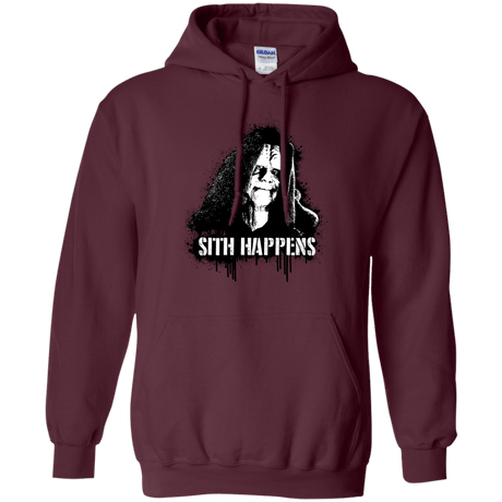 Sweatshirts Maroon / S Sith Happens Pullover Hoodie