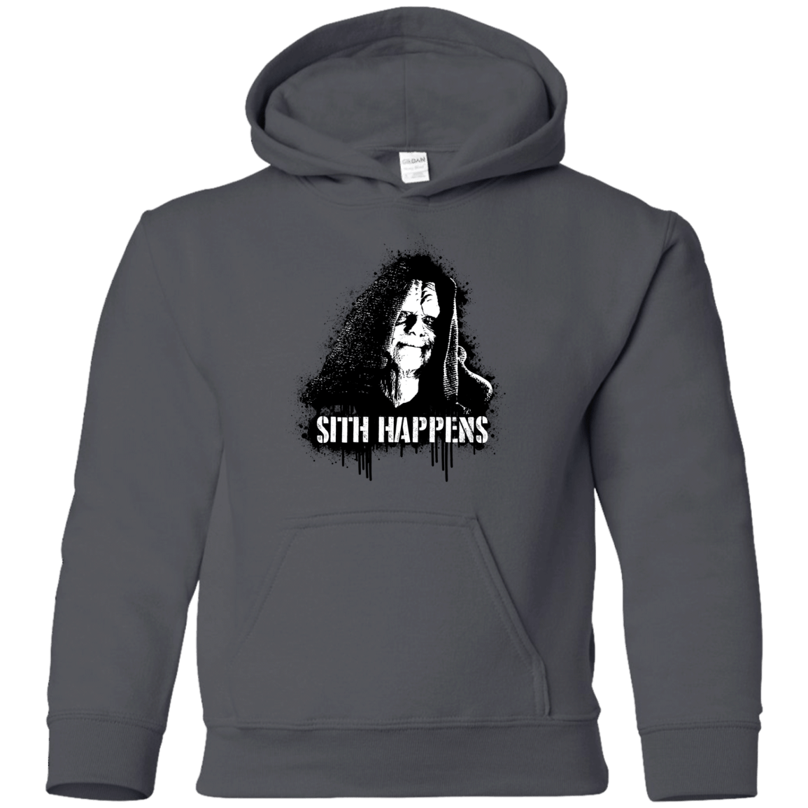 Sweatshirts Charcoal / YS Sith Happens Youth Hoodie