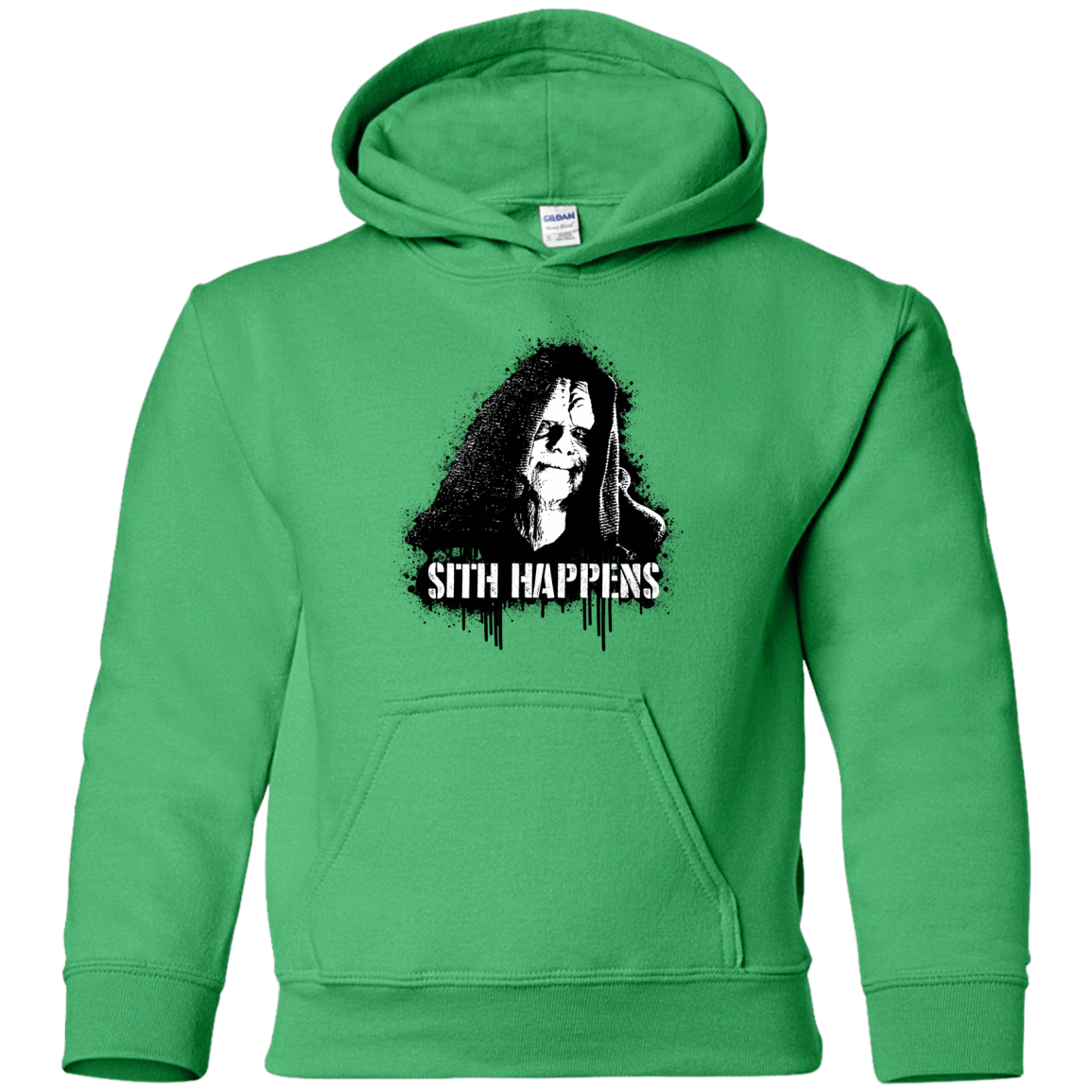 Sweatshirts Irish Green / YS Sith Happens Youth Hoodie