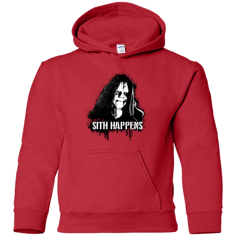 Sweatshirts Red / YS Sith Happens Youth Hoodie