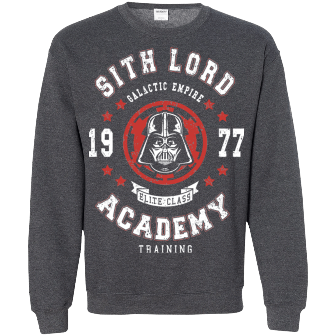 Sweatshirts Dark Heather / Small Sith Lord Academy 77 Crewneck Sweatshirt