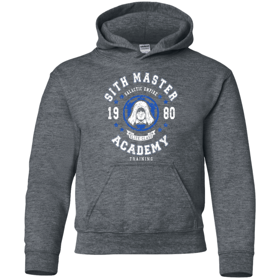 Sweatshirts Dark Heather / YS Sith Master Academy 80 Youth Hoodie
