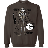 Sweatshirts Dark Chocolate / Small Skeleton Concept Crewneck Sweatshirt