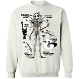 Sweatshirts White / Small Skeleton Concept Crewneck Sweatshirt