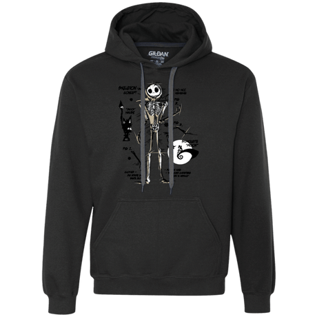 Sweatshirts Black / Small Skeleton Concept Premium Fleece Hoodie