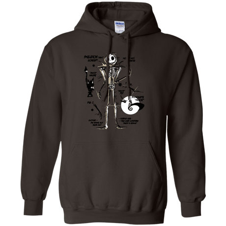 Sweatshirts Dark Chocolate / Small Skeleton Concept Pullover Hoodie