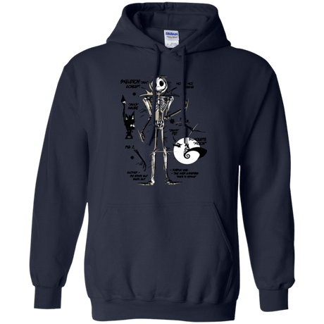 Sweatshirts Navy / Small Skeleton Concept Pullover Hoodie