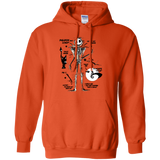 Sweatshirts Orange / Small Skeleton Concept Pullover Hoodie